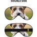 Cute Dog Print Soft Eye Mask | Comfortable Sleep Mask for Men & Women | Travel & Sleeping Essential - Buy Online on GoSupps.com