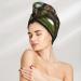 Colorful Parrots Coral Velvet Dry Hair Cap | Perfect for Home Travel Pool Parties & More - Buy Online on GoSupps.com