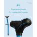 Matsuba Cane Adjustable Dual Ergonomic Belonging Crutches All Kinds of People and Obese People of Obese People with Aluminum Alloy Tubes Double Function Shock absorbs Under The Side of Crutches HGCHH - Buy Online on GoSupps.com