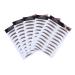 NOLITOY 5pcs Eyebrow Stickers Instant Transfer Black Stickers Eyebrow Stencils Make up 3d Transfer Stickers