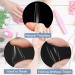 Buy Short Gel Nail Tips - 120 Clear Soft Gel Extensions 12 Sizes Perfect for Acrylic Nails - International Shipping Available - Buy Online on GoSupps.com