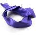 Luxurious Satin Eye Mask for Women - Adjustable Soft Blindfold for Travel and Sleeping in Purple - Buy Online on GoSupps.com