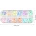 FEIlei 12 Grids Nail Art Crystal Nail Art Stones Rhinestone Manicure Nail Charms - Buy Online on GoSupps.com