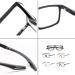 Progressive Multifocus Reading Glasses for Men Women Flexible Sports Glasses Anti blue Light Computer Readers(Couleur:Red Grandeur:0.0x) - Buy Online on GoSupps.com
