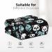 Double-Sided Flannel Panda Blanket - Warm & Comfortable Surviving Essential for Car Bed & Naps - Perfect for Adults - Buy Online on GoSupps.com