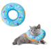 Nobleza Cat Cone Collar Soft Adjustable Cat Recovery Collar Cat Donut Collar Pet Cones After Surgery Kitten Protective Cat Neck Collar After Surgery Pet Recovery Collar Elizabethan Collar Alternative Small