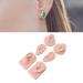 Human Ear Model with 3 Pairs Earring Elastic Bands for Piercing Practice - Light Skin Color - Buy Online on GoSupps.com