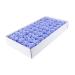 Amosfun 50pcs Valentine's Day Rose Soap Rose Petals Rose Floral Soaps Rose Hand Soap Floral Scented Bath Soap Artificial Rose Flower Rose Gift Artificial Flower Take a Bath Corn Starch Purple Blue 7X4.5CM