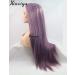 Buy Xiweiya 24-Inch Purple Wig - Long Body Wave Synthetic Lace Front Heat Resistant Natural Hairline Piano Purple Color for Women - Buy Online on GoSupps.com