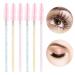 300 PCS Crystal Disposable Mascara Wands Eye Lash Brush Set - Extension Eyelash Applicators Spoolie Makeup Brushes Tool - Gold Blue Pink Handle - 3 Colors Mix - Buy Online on GoSupps.com