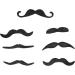 7 Pcs Fake Mustache Self Adhesive Fake Mustache Novelty Black Mustache Stickers Set for Cosplay Costume and Halloween Party - Buy Online on GoSupps.com