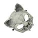 Homsfou Mask Halloween-Requisite Cat skull party half-sighted party half party Half skull ornament costume face cat ears skull animal party props cosplay 3D PU