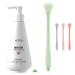 Tongue Scraper & Brush & Gel Kit (5 in 1) Freshen Bad Breath Long-lasting Minty Fragrance Gently care for your tongue Improving Tongue Hygiene Tongue Cleaner for Adults and Kids