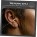 IWOWHERO 16Pcs Ear Cleaner Kit with Handles and Soft Plume Tips Portable Earwax Removal Tools for Ear Cleaning and Wax Build-up Removal Lightweight and Practical for Family Use - Buy Online on GoSupps.com