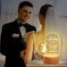 LED Heart-Shaped Night Light - Personalized Wedding Gifts for Newlyweds - Buy Online on GoSupps.com