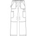 Koi Women's Lindsey Cargo Scrub Pant XL Tall Black - Comfortable and Stylish Scrub Pants - Buy Online on GoSupps.com