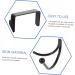 RORPOIR 2pcs Hangers Hook Wreath Hanger Black Coat Rack Over The Door Coat Hat Hanger Nail Hanger Rack 17.00X9.00X8.00CM Black - Buy Online on GoSupps.com