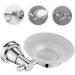 Ciieeo 4pcs Bathroom Wall Soap Holder Soap Storage Holder Draining Soap Holder Storage Soap -mounted Soap Dishes Shower Soap Dish Holder Bar Soap Holder Soap Stand Glass Frosted Tray - Buy Online on GoSupps.com
