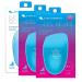 Heel That Pain Perfect Fit Kit - Original  Hybrid  and Gel Heel Seats Foot Orthotic Inserts - Heel Cups Cushions Insoles for Plantar Fasciitis  Heel Spurs  and Heel Pain  Large (W: 10.5-13  M: 8.5-12)