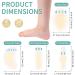 24 Pcs Blister Gel Guard Invisible Blister Plasters Bandages Waterproof Blister Protector Feet Blister Cushion Plaster for Fingers Toes Forefoot Heel Protector and Guard Skin (4 * 6P) 4*6P - Buy Online on GoSupps.com