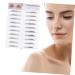 NOLITOY 2pcs 3d Eyebrow Stickers Makeup Stickers Natural -like Eyebrow Transfer Stickers 6d Tool Water Proof