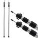 Sunnyglade 2 Pcs Adjustable Tarp Poles Telescoping Aluminum Rods Portable Awning Poles for Camping,Backpacking,Hiking(Set of 2)