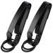 Duty Belt Key Holder Quick Release Key Clip for Belt Stainless Steel Tactical Stealth Key Ring Holder with 4 Detachable Keyrings for Police and Law Enforcement UIInosoo for Max 2.25 Inch Belt Black 2 Pack