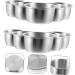 Ciieeo 100 Pcs Stainless Steel Sauce Pot Small Serving Dish Ice Cream Plates Soy Sauce Container Au Jus Steel Condiment Dishes Dessert Containers Sauce Dipping Bowls Metal Seasoning Bowl Mx10pcs As Shownx10pcs - Buy Online on GoSupps.com
