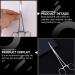 2pcs Stainless Steel Pet Hair Removal Forceps Hair Removal Clips Cupping Tong 18X7.5X0.2CM Silver - Buy Online on GoSupps.com