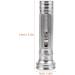 HOMSFOU Metal Led Flashlight Portable Flashlight Outdoor Torch for Emergencies and Camping Gear Water Resistant - Buy Online on GoSupps.com