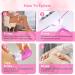 Uraqt Epilator for Women - Gentle Hair Removal with Massage Rolls Long-Lasting Razor & Accessories (Pink) | Perfect Gift! - Buy Online on GoSupps.com