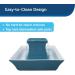 PetSafe Drinkwell Pagoda Fountain 70oz - Dual Stream Water Dispenser | Ceramic, Easy to Clean, Filters Included | Himalayan Blue - Buy Online on GoSupps.com