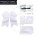12Pcs Large White Cheer Bows with Alligator Clips for Teen Girls - Hipheer Softball & Cheerleader Sports - Buy Online on GoSupps.com