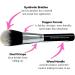 Large Fluffy Domed Powder Makeup Brush for Full Face & Body - Vegan & Cruelty Free - Buy Online on GoSupps.com