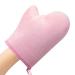 Auto-Bronzant - Mitaine Applicatrice Auto-Bronzante Applicateur Ultra Doux Lavable en Machine avec Pouce pour Spray Lotion Mousse Corps Visage Femme Homme Rose