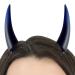 Devil Horns Hair Clips | Devil Horns Costume | Halloween Cosplay Costume Headwear Accessories Gothic Devil Horns Hairpin Gothic Scary Horns Cosplay Purple