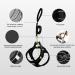Suredoo Reflective Dog Harness & Leash Set for Small Dogs Puppies & Cats - Anti-Train Design Black Large - Buy Online on GoSupps.com