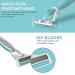 Nylea FlexShave Razor for Women with Sensitive Skin - Premium 6-Blade Womens Shaver with Bikini Trimmer, Vitamin E, Aloe Vera - 3 Refills - Buy Online on GoSupps.com