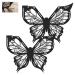 Butterfly Eyeliner Stencil Reusable and Flexible Eyeliner Stamp Butterfly Eyeliner Stamp Eyeliner Applicators Shaper Tool Butterfly Makeup Stencil (2 pcs)