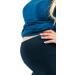 MAMAJEANS Vienna Winter Maternity Leggings | Warm Fleece Lined, Stretch Cotton | Made in Italy 44 Blue - Buy Online on GoSupps.com