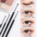 NTRUXZP 4 Pieces Professional Eye Makeup Brushes Eye Make-Up Brushes Eye Shadow Brush for Contour and Definition Application Shades Eyeshadow Eyeliner Eye Makeup (Black) - Buy Online on GoSupps.com