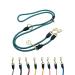 Dog leash 2m Velvetier adjustable for large and medium -sized dogs |Paracord F hrleine |Nylon double linen with 2 carabiners (forest (dark green) 2.2 m x 1.1 cm) 2.2 m x 1.1 cm forest (dark green)