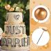 Ball Cake Topper 40 Pack Round Gold Cupcake Toppers Decorations Mini Cake Topper Foam Ball Cake Picks for Weddings Birthdays Parties Fruit Picks Food Picks - Buy Online on GoSupps.com