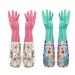 IOOOFU Kitchen Cleaning Gloves 1 Pairs Housework Anti-rust Hands for Protection for Long Sleeves Working Painting Gardening As shown Rubber