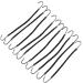 10 pieces horse chant rubber elastic hook hair bands for women rubber hooks hair jewelry hair breedinghaar ties styling tools holder bungee bands