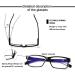Buy NORPERWIS Blue Light Blocking Reading Glasses for Women & Men - Spring Hinge Square Eyeglasses 5 Pack - 2.5x Magnification - Buy Online on GoSupps.com
