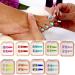 AJTUTUS French Tips Press on Toenails Fashionable Short Square Toe Stick on Colorful False Toe s for Women and Girls - Buy Online on GoSupps.com