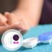 Exceart Portable Contact Lens Container - Travel Eye Case with Mirror | Invisible Violet & Purple Contact Cases - Buy Online on GoSupps.com