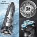 Shop IPX7 Waterproof Electric Razor for Men - Dual Wet-Dry Shaver & Beard Trimmer with LCD Display - Buy Online on GoSupps.com