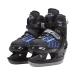 DUWIN Ice Skates Hockey Skates,Skates with Adjustable 4 Sizes for Boys Girls Youth Men Women and Beginners Black Blue XL (8-10)Women's/(7-9)Men's